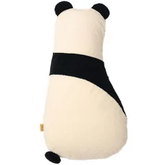 SCNUT抱き枕クッションパンダ80cmだきまくら洗えるカバー取り外し可高反発クッションふわふわフリース素材横向き寝快眠サポートのサムネイル