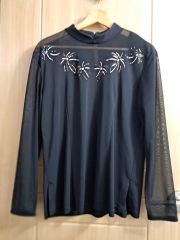 Gauze# コットンシルクレイヤードブラウス ライトグレー - メルカリ