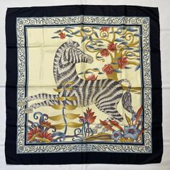 エルメス HERMÈS アフリカ狩猟テーマ スカーフ 90cm カレ - メルカリ