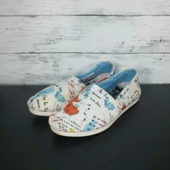 TOMS Alpargata 3.0 Blake Doodle トムス アルパルガータ 3.0 23cm ホワイト 白 XF1000050519-11 L10950のサムネイル