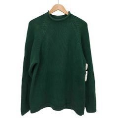 ✨名作✨90s☆ジェイクルー☆ロールネックニット☆ネイビー☆巨人タグ 