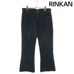クロムハーツ  DNM PANTS CRS BTN INDIGO クロスボールボタンフレアニーデニムパンツ メンズ 32×33インチのサムネイル