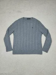 POLO RALPH LAUREN ポロラルフローレン ケーブルニット コットン クルーネックセーター | A00272