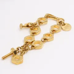 IT0IEGKA65W4 RADA プラダ ナット モチーフ ブレスレット ネジ ボルト 工具 ハート ゴールド GP レディース アクセサリーのサムネイル