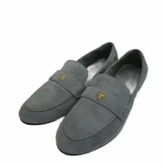 トリーバーチ TORY BURCH BALLET LOAFER ローファー スリッポン スエード 7M 24cm グレー /SM3 ■GY19のサムネイル
