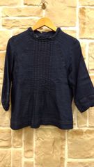 中古】Rene ルネ 半袖ジャケット 34サイズ 日本製 ベージュ 刺繍 春夏