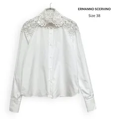 ERMANNO SCERVINO エルマンノ シェルヴィーノ レース 刺繍 ブラウス Size38のサムネイル