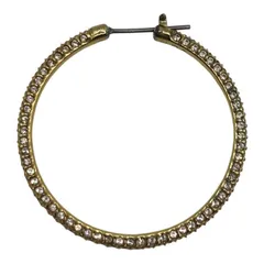 SWAROVSKI スワロフスキー フープピアス フープ ピアス ローズゴールド 片耳のみ F-13のサムネイル