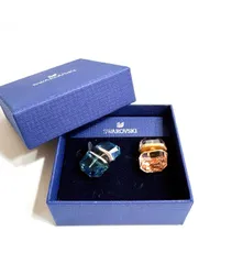 Swarovski スワロフスキー ルーセント スタッドピアス2色セット ピンク ブルーのサムネイル