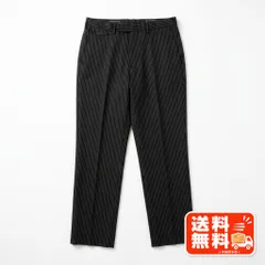 SI-RO-SET スラックス ストライプパンツ ブラック ビジネス BEAUTY&YOUTH風のサムネイル