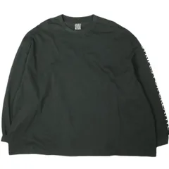 Stripes For Creative ストライプフォークリエイティブ S.F.C 23AW 日本製 SUPER BIG FLAT LS TEE スーパービッグフラット ロングスリーブTシャツ L BLACK 長袖 袖ロゴプリント トップス g26766のサムネイル