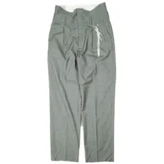 Midorikawa ミドリカワ 25SS 日本製 ONE TUCK SLACKS ワンタックスラックス MID25SS-PT02 L GRAY パンツ 定価79,200円 ボトムス g26797のサムネイル