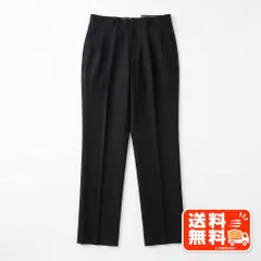メンズ スラックス パンツ ブラック ノータック シンプル theory風のサムネイル