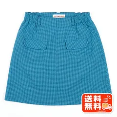 mini-VALMAN チェック柄 ミニスカート ブルー レディース and per se風のサムネイル