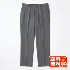 メンズ グレー スラックス パンツ ストレートシルエット 古着 UNIQLO風のサムネイル