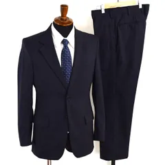 PRADA 2つボタン シングルスーツ M YA5 ダークネイビー ノータック 袖口4つ釦 開き見せ プラダ 32-059191 合物 春秋 6XE109 【送料無料】【中古】【メンズビジネス】202605のサムネイル