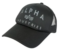 【美品】ALPHA INDUSTRIES アルファインダストリーズ  メッシュキャップ  野球帽ブラック57-59cm ■管理番号L30011SSA26-260530-203（198）のサムネイル