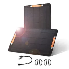 FlexSolarソーラーパネル6W2PCS6.5VUSB2.0ソーラーチャージャー小型ソーラー充電器防水IP67ミニファンスマホ自転車セキュリティのサムネイル