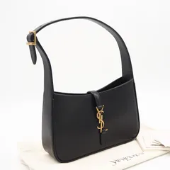 ★3日以内返品可★極美品 SAINT LAURENT PARIS サンローランパリ カーフスキン ル サンカセット 657228 ハンドバッグ ブラック カーフレザー レディースのサムネイル