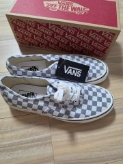vans アナハイム オーセンティック スニーカー チェッカー グレー 29cm 