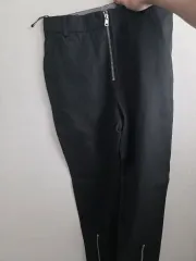 Alexander McQueen ブラックジッパーディテールズボン IT40サイズのサムネイル