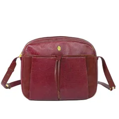 本物 カルティエ Cartier マストライン ショルダーバッグ ポシェット レザー ボルドー Must Line バッグ 中古・