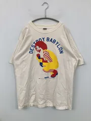 COVERT TECVISION Tシャツ/カットソー XL アイボリー 前面プリント バックプリント ブランドロゴ ミドル丈 半袖 クルーネック(丸首) メンズ レディース