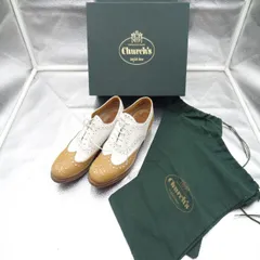 CHURCH'S BURWOOD バイカラー ウィルグチップ HAZELNUT ベージュ ホワイト 35.5サイズ 箱付きのサムネイル