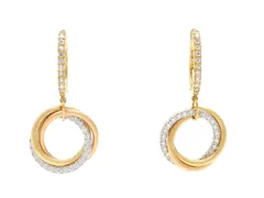 Cartier　カルティエ　トリニティピアス　3カラー　ダイヤモンド　ゴールド　YG　WG　PG　6.8g　B8301465　2143200635240　【200】のサムネイル