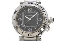 CARTIER カルティエ パシャ シータイマー W31077M7 腕時計 ステンレススチール ブラック メンズ 自動巻き 2148103952517 【200】【中古】のサムネイル