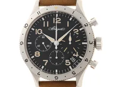 Breguet ブレゲ ウォッチ タイプ XX クロノグラフ 時計 2067ST/92/3WU 腕時計 ステンレススチール/レザー ブラック文字盤 自動巻き メンズ【中古】【472】のサムネイル