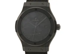 HUBLOT ウォッチ クラシックフュージョン ヨウジヤマモト オールブラックカモ 時計 542.CI.6670.NR.YOY 腕時計 セラミック/SS/ファブリック/ラバー ブラック＆グレーカモプリント文字盤 自動巻き メンズ【中古】【【472】】のサムネイル