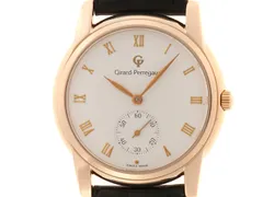 GIRARD-PERREGAUX ジラール・ペルゴ スモセコ 9040 腕時計 K18ピンクゴールド/本革 メンズ【中古】【472】SJのサムネイル