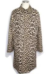 CELINE セリーヌ 衣類 レオパード ロングコート 衣料品 コットン/キュプラ マルチカラー メンズ【中古】のサムネイル