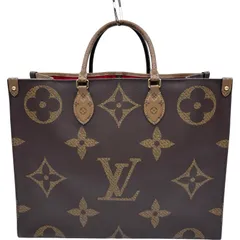 ルイ・ヴィトン LOUIS VUITTON オンザゴー GM M44576 ブラウン ジャイアント・リバース メンズ ハンドバッグのサムネイル