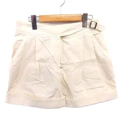 ドゥーズィエムクラス DEUXIEME CLASSE ショートパンツ ロールアップ ジップフライ 綿 コットン 36 アイボリー /TTのサムネイル