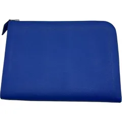 エルメス HERMES ジップタブレット D刻 ブルーエトリック シルバー金具 エプソン メンズ クラッチバッグのサムネイル