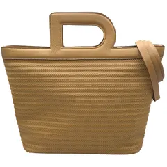 デルヴォー DELVAUX マルマラティサージュコトレ イエロー レザー レディース ハンドバッグのサムネイル