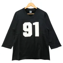 NUMBER(N)INE ナンバーナイン オリジナル  ROSE 91 プリント 加工 Vネック スウェットカットソー ブラック サイズ3 正規品 / 55104のサムネイル