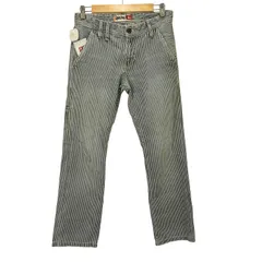 クイックシルバー Quiksilver REGULAR FIT ヒッコリー ストライプ デニム パンツ メンズ  30のサムネイル