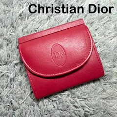 Christian Dior クリスチャンディオール コインケース 小銭入れ レザー 赤