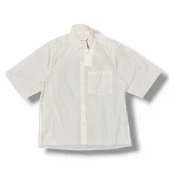 参考上代64900円 未使用 CAMIEL FORTGENS 25SS BOXY SHIRT ボクシーシャツ 半袖シャツ カミエルフォートヘンス CF.19.04.02.01 ホワイト S （4559M）のサムネイル
