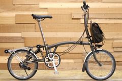 Brompton M6R RAW LACQUER 2020 2x3 speed 16-inch folding mini velo folding bike [Tachikawa Store]