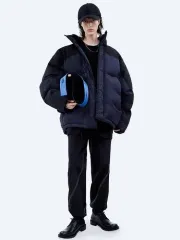 A1 ADER ERROR アーダーエラー clinton down jacket noir 中古のサムネイル