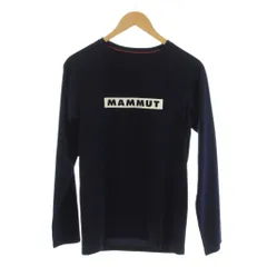 マムート MAMMUT Tシャツ カットソー L 紺 ネイビー 長袖 ロゴプリント ラウンドネック /LPのサムネイル