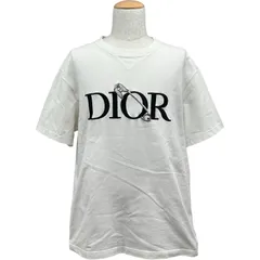 クリスチャン・ディオール Christian Dior xJUDY BLAME ロゴ刺繡Tシャツ 043J625B0554 ホワイト コットン メンズ 半袖Ｔシャツのサムネイル