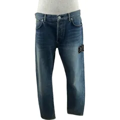 クリスチャン・ディオール Christian Dior ロゴワッペンレギュラーフィットデニムパンツ 193DS11DY988 ブルー コットン メンズ デニムパンツのサムネイル