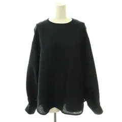 フローレント FLORENT 24AW ボタニカルジャガードブラウス プルオーバー 長袖 1 黒 紺 /HS ■OSのサムネイル