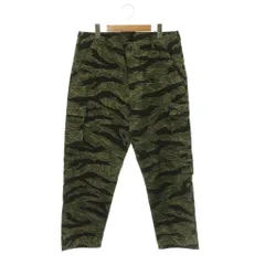 ワコマリア WACKO MARIA × Wolfs Head 26SS Tiger Camo Fatigue Pants カーゴ パンツ タイガーカモ ファティーグパンツ テーパード XL オリーブ /HS ■OSのサムネイル