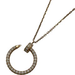 Cartier カルティエ 釘モチーフ ネックレス ゴールドカラー 44cm
